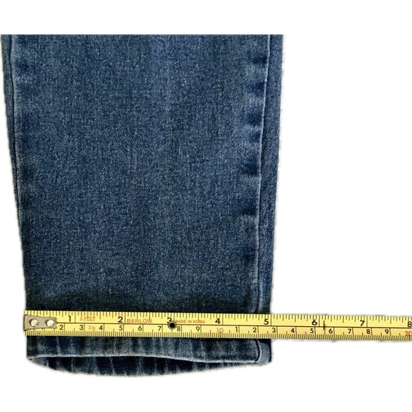Vtg Victoria Secret Moda Intl Jeans Women Sz 2 Stretch Blue Denim Pleated Waist - Picture 8 of 11